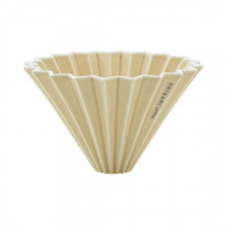 Dripper - Dripper M portelan Origami - Bej Mat