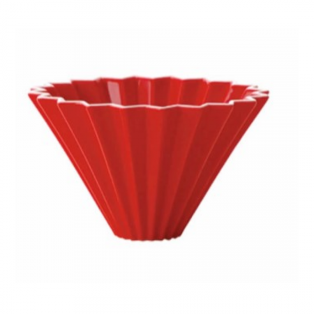 Origami - Dripper S portelan Origami - Rosu