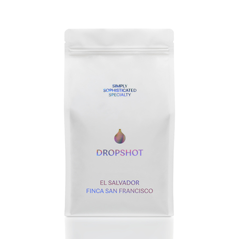 Cafea la pret special (prajiri anterioare) - Data prăjirii: 30.09.2026 El Salvador Finca San Francisco 1kg (BOABE) - Cafea de specialitate DROPSHOT