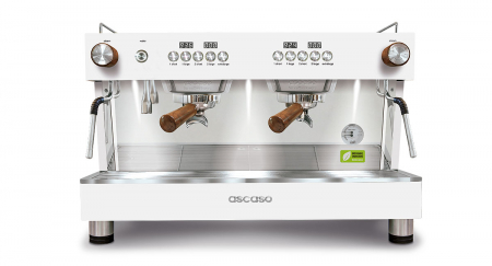 Ascaso - Ascaso Espressor Barista T One 2 Grupuri - Alb cu Lemn