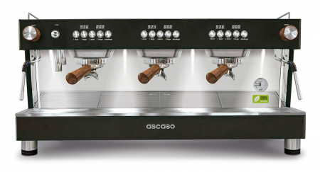Ascaso - Ascaso Espressor Barista T One 3 grupuri - Negru cu Lemn