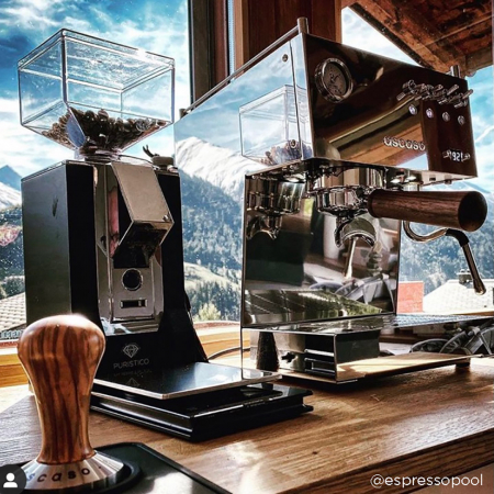 RESIGILAT Ascaso Espressor Uno Pid Versatil Pompa vibranta - Alb cu Lemn [7]