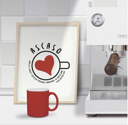 RESIGILAT Ascaso Espressor Uno Pid Versatil Pompa vibranta - Alb cu Lemn [10]