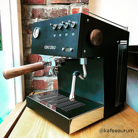 RESIGILAT Ascaso Espressor Uno Pid Versatil Pompa vibranta - Alb cu Lemn [5]