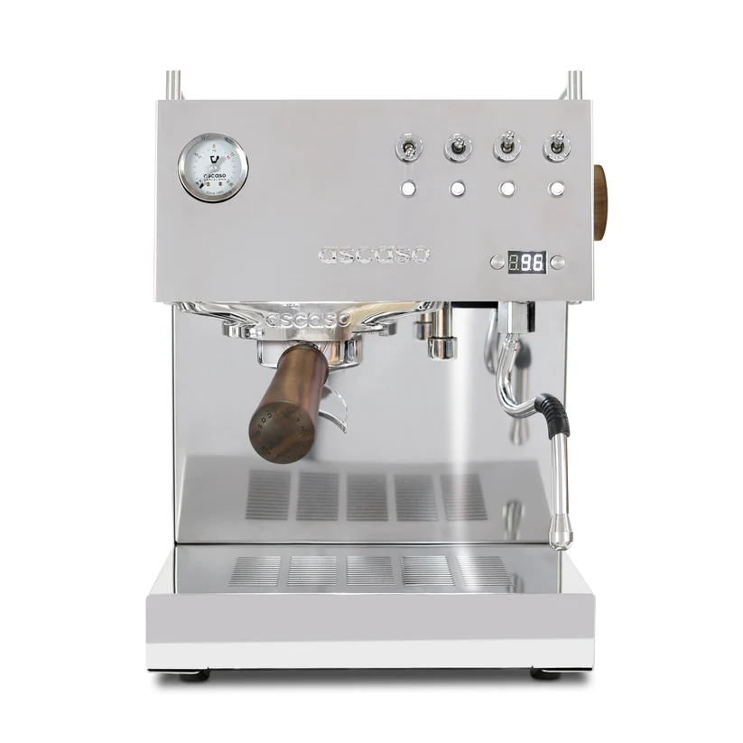 Ascaso - Ascaso Espressor Duo Pid Versatil - Inox cu Lemn