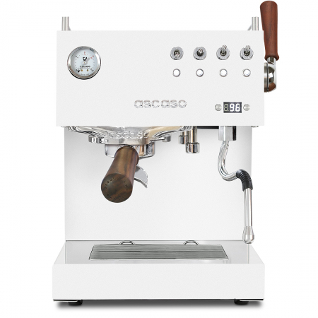 Ascaso - Ascaso Espressor Duo Pid Plus Versatil - Alb cu Lemn