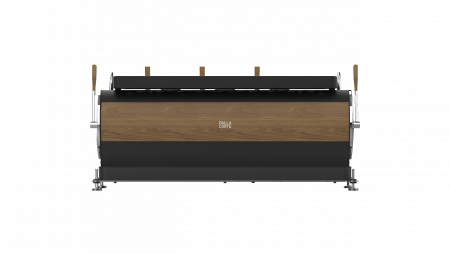 Dalla Corte Zero Barista 3 Grupuri - Negru cu Lemn [1]