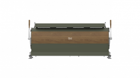 Dalla Corte Espressor Zero Classic 3 Grupuri - Olive Green cu Lemn [1]
