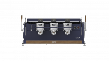 Dalla Corte Espressor Zero Classic 3 Grupuri - Navy Blue cu Lemn [3]