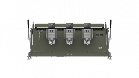 Espressoare Manuale Profesionale - Dalla Corte Espressor Zero Classic 3 Grupuri - Olive Green Total