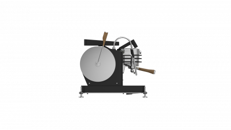 Dalla Corte Espressor Zero Classic 2 Grupuri - Negru cu Lemn [2]