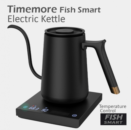 Fierbator electric apa pentru acasa 600ml alb "FISH SMART" Timemore [14]