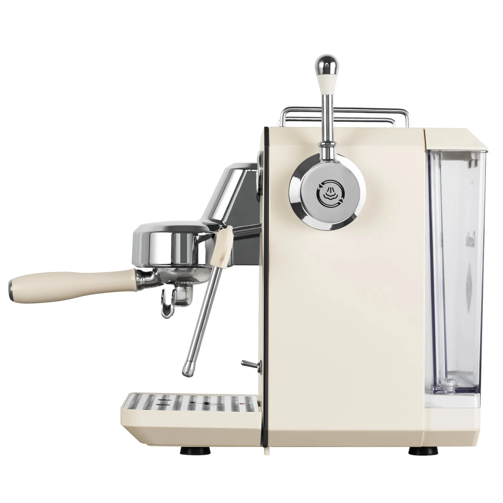 Gemilai G3006 - Espressor pentru acasa, Pompa vibranta, Thermoblock cu PID, Portafiltru 58 mm - Ivory White [2]