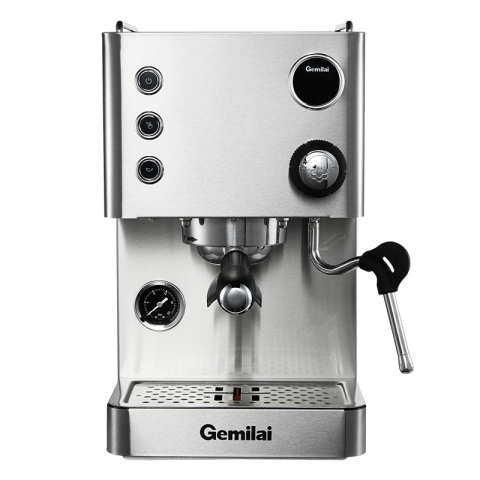 Espressoare Manuale Home/Office - Gemilai G3007Z Espressor pentru acasa profesional, Dual Boiler, PID Dual, Pompa ULKA 15 Bar, Portafiltru 58 mm - Metalic Silver