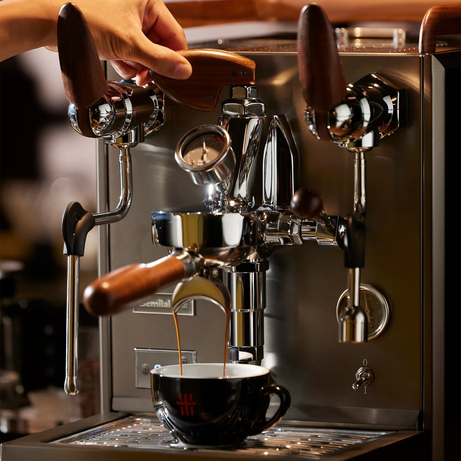 Gemilai G3124X - Espressor pentru acasa profesional, Sistem Dual Boiler, Grup E61, PID Control temperatura, Preinfuzie reglabila - Rock Grey [4]