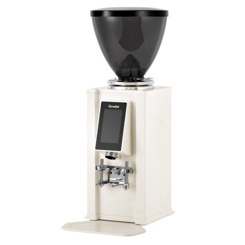 Gemilai G9026A - Rasnita cafea profesionala HoReCa, Cutite plate 83 mm inox, Hopper 12 kg, Display LCD - Alb [1]