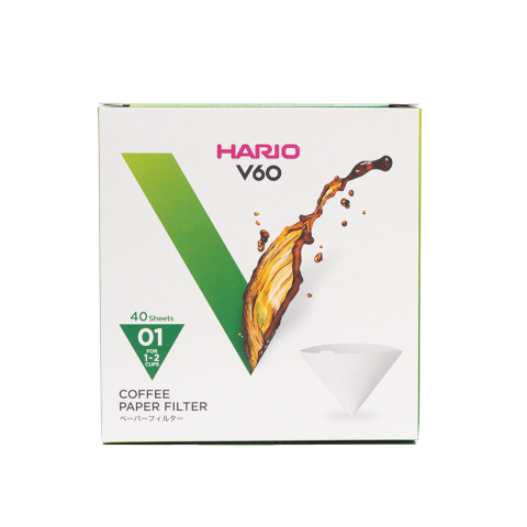 Hario - Hario Filtre hartie dripper V60 01 - cutie 40 buc