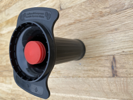 Cafflano Kompresso - Piston negru cu manere [10]