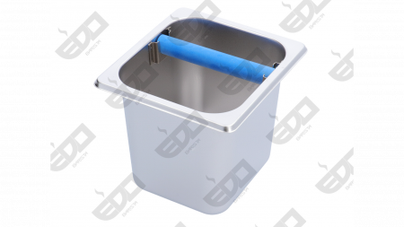 Knock-box - EDO Barista Knock Box din Inox L.138mm - D. 152mm - H. 100mm / 4"
