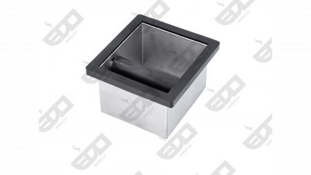 Knock-box - EDO Barista Knock Box incorporabil din otel inoxidabil Edo L. 137mm - P. 150mm - H. 95mm