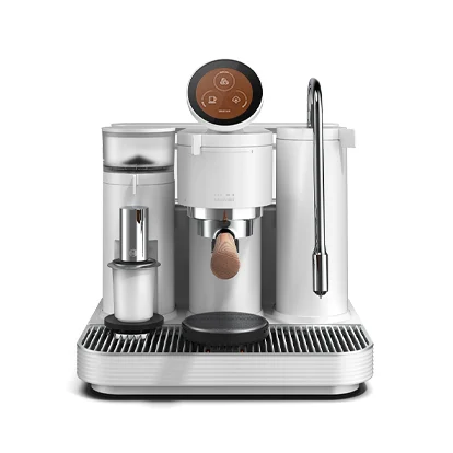 Espressoare Manuale Home/Office - Meraki Gen2 – Espressor premium pentru acasa cu pompa rotativa, Dual Boiler si control avansat al extractiei – Alb