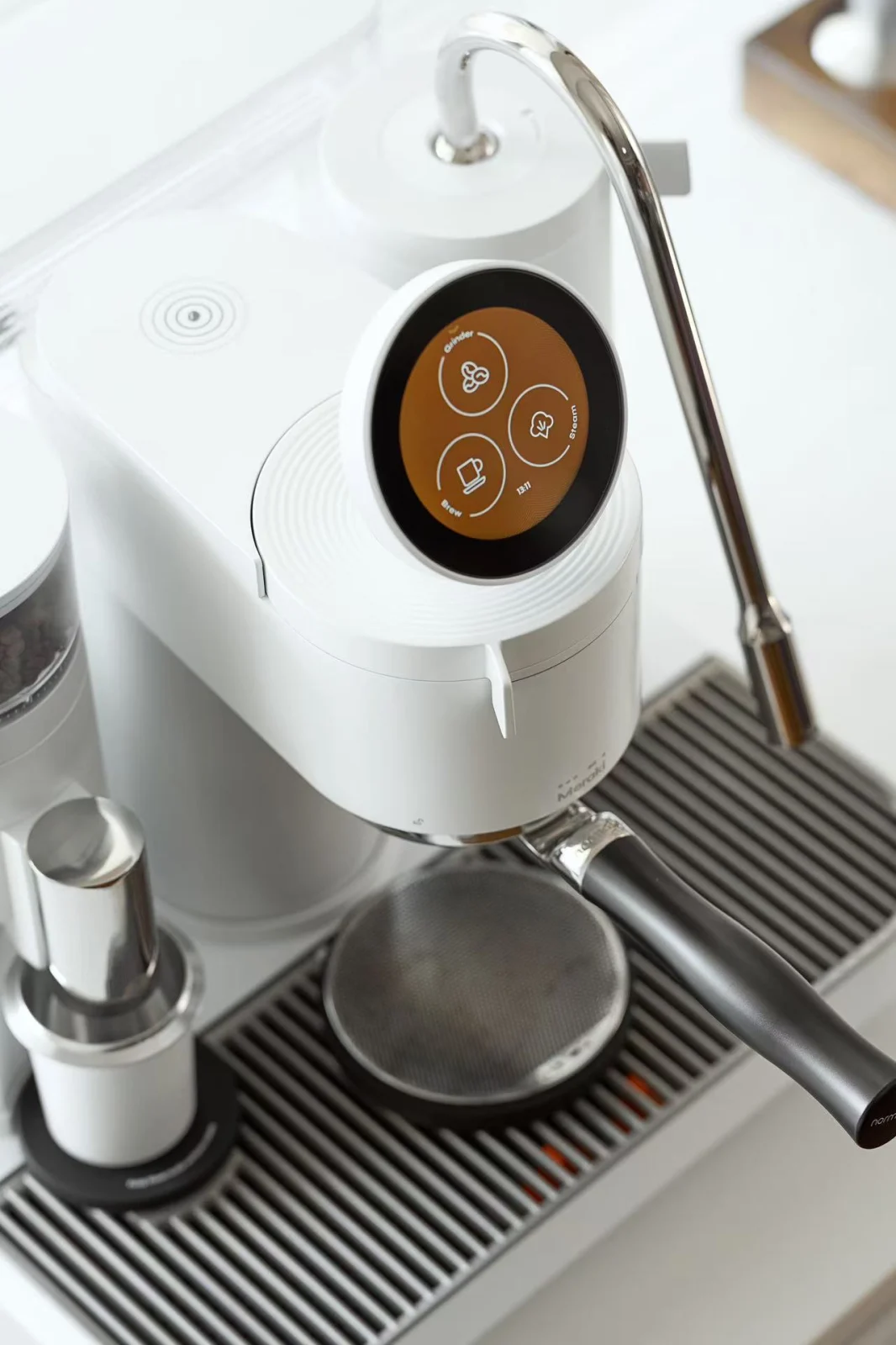 Meraki Gen2 – Espressor premium pentru acasa cu pompa rotativa, Dual Boiler si control avansat al extractiei – Alb [2]