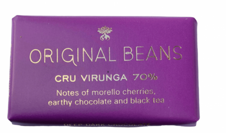 Virunga 70% Mini Ciocolata Vegana Organica 12g - Origine Congo de Est [0]