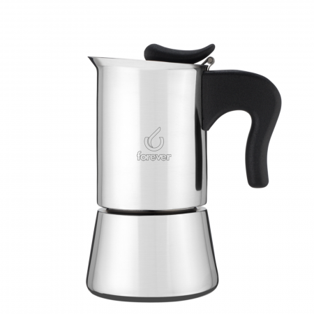 Forever Moka Pot cu inductie Miss Splendy 2 cupe - Otel Inoxidabil [3]