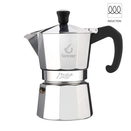 Forever - Forever Moka Pot cu inductie Prestige 2 cupe