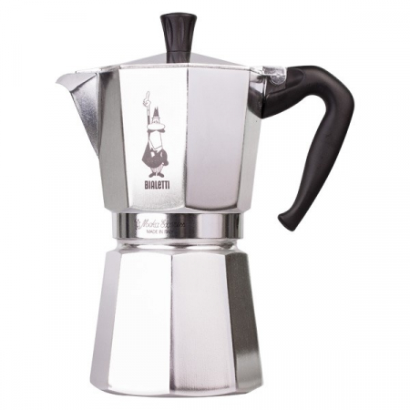Bialetti - Moka Pot Express Bialetti 9 cupe 450 ml - Argintiu
