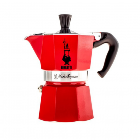 Bialetti Moka Pot Express 3 cupe 150 ml - Rosu [1]