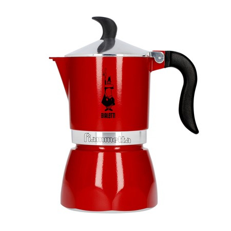 Bialetti - Bialetti Moka Pot Fiammetta 3 cupe 150 ml - Rosu