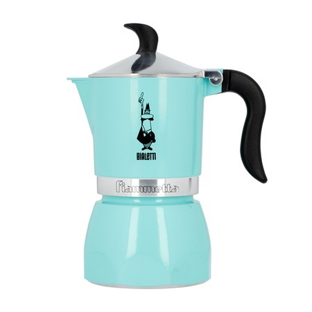 Bialetti - Bialetti Moka Pot Fiammetta 3 cupe 150 ml - Turcoaz