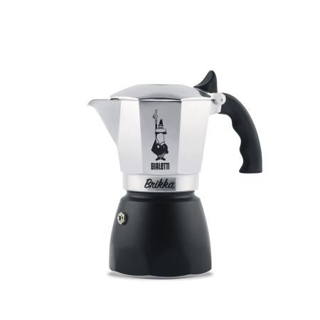 Bialetti - Bialetti Moka Pot New Brikka 4 cupe 200 ml - Argintiu