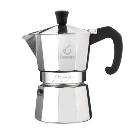 Forever - Forever Moka Pot Miss Prestige 3 Cupe - Aluminiu