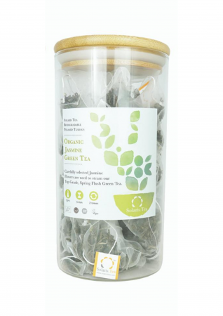 Ceai Organic Verde cu Iasomie 100 plicuri piramidale [0]