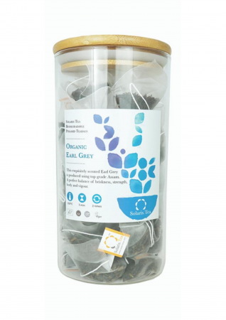 Ceai Organic Negru Earl Grey 100 plicuri piramidale