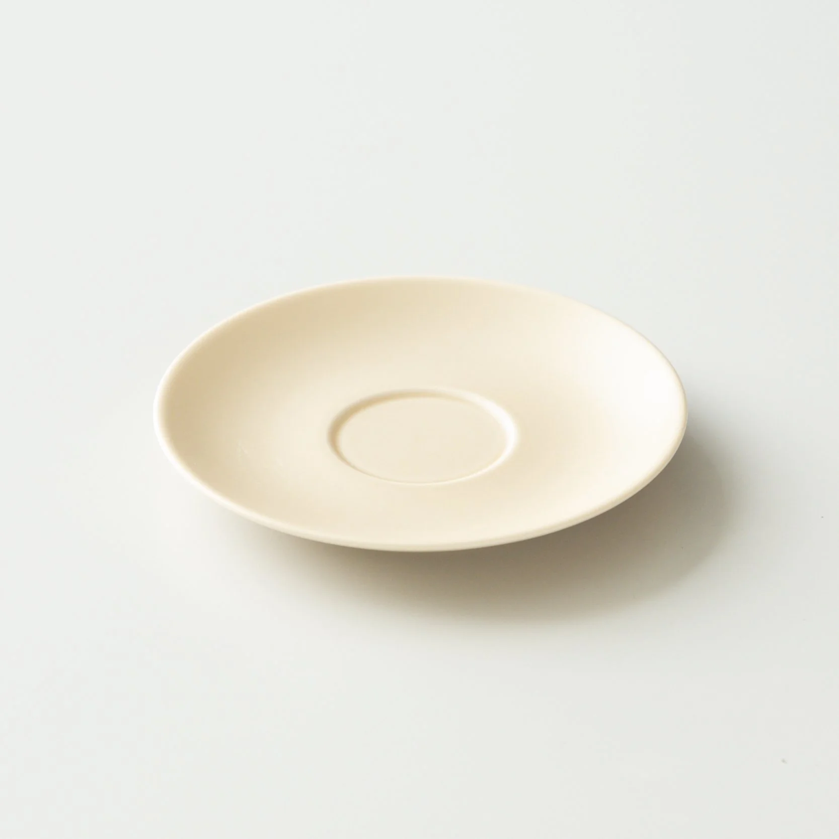 Origami - Origami Farfurie portelan espresso - Bej Mat