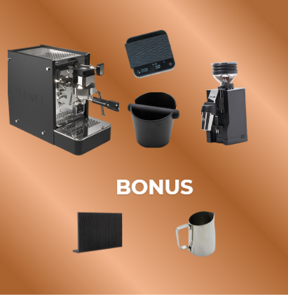 Pachete barista - Pachet Barista Bronze: Espressor Stone Lite HX - Eureka Mignon Zero 65 ALLPURPOSE - Cantar WPM - Knockbox