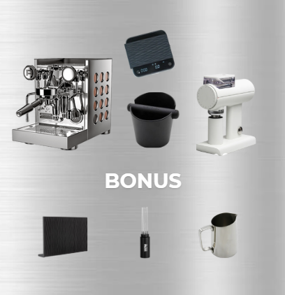Pachete barista - Pachet Barista Silver : Espressor Rocket Appartamento TCA - Inox & Cupru + Rasnita Electrica Sculptor 064S Timemore - Alb