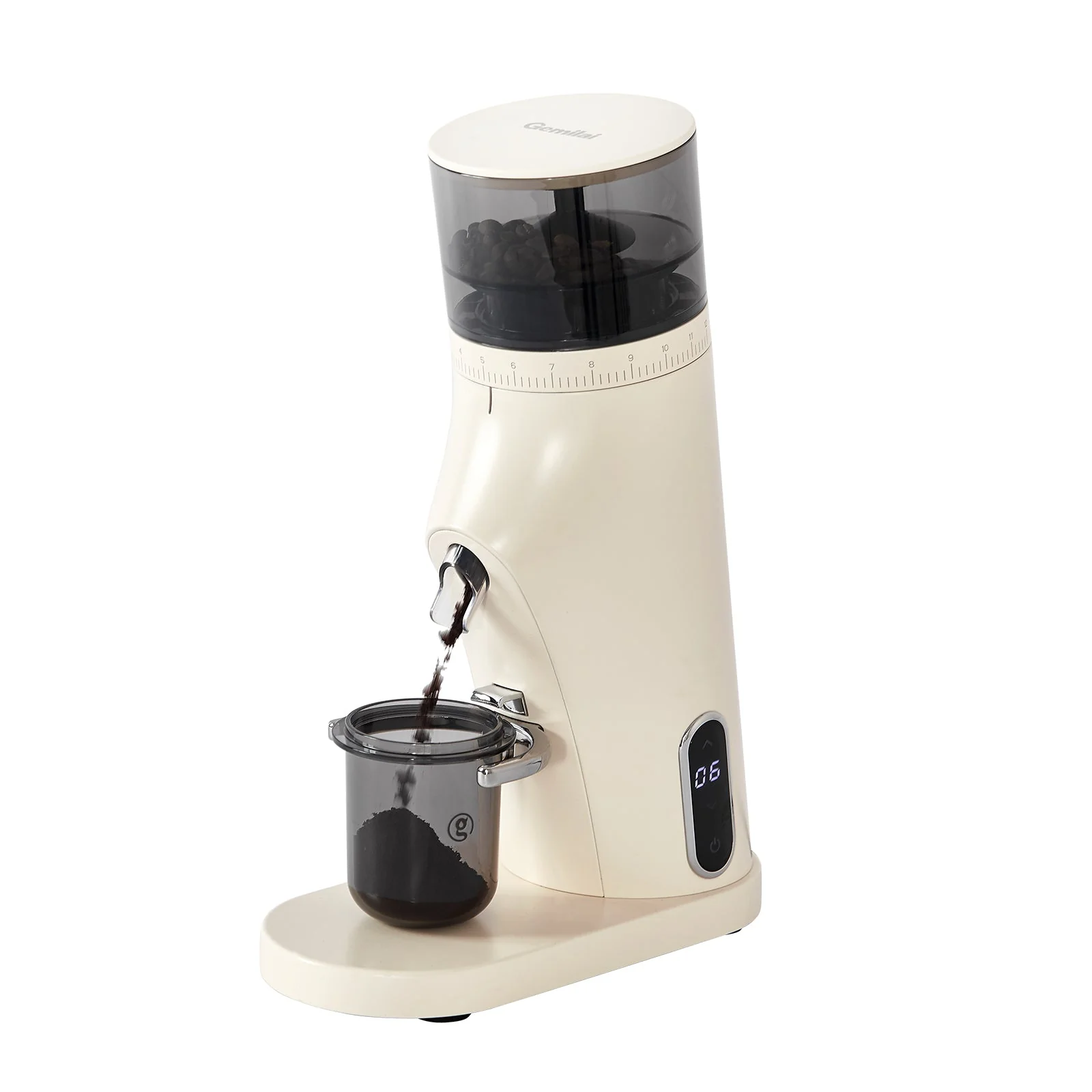 Pachet Home Barista Gemilai: Espressor Gemilai Ele G3028A - Rasnita Gemilai Molight G9010B - Ivory White [9]