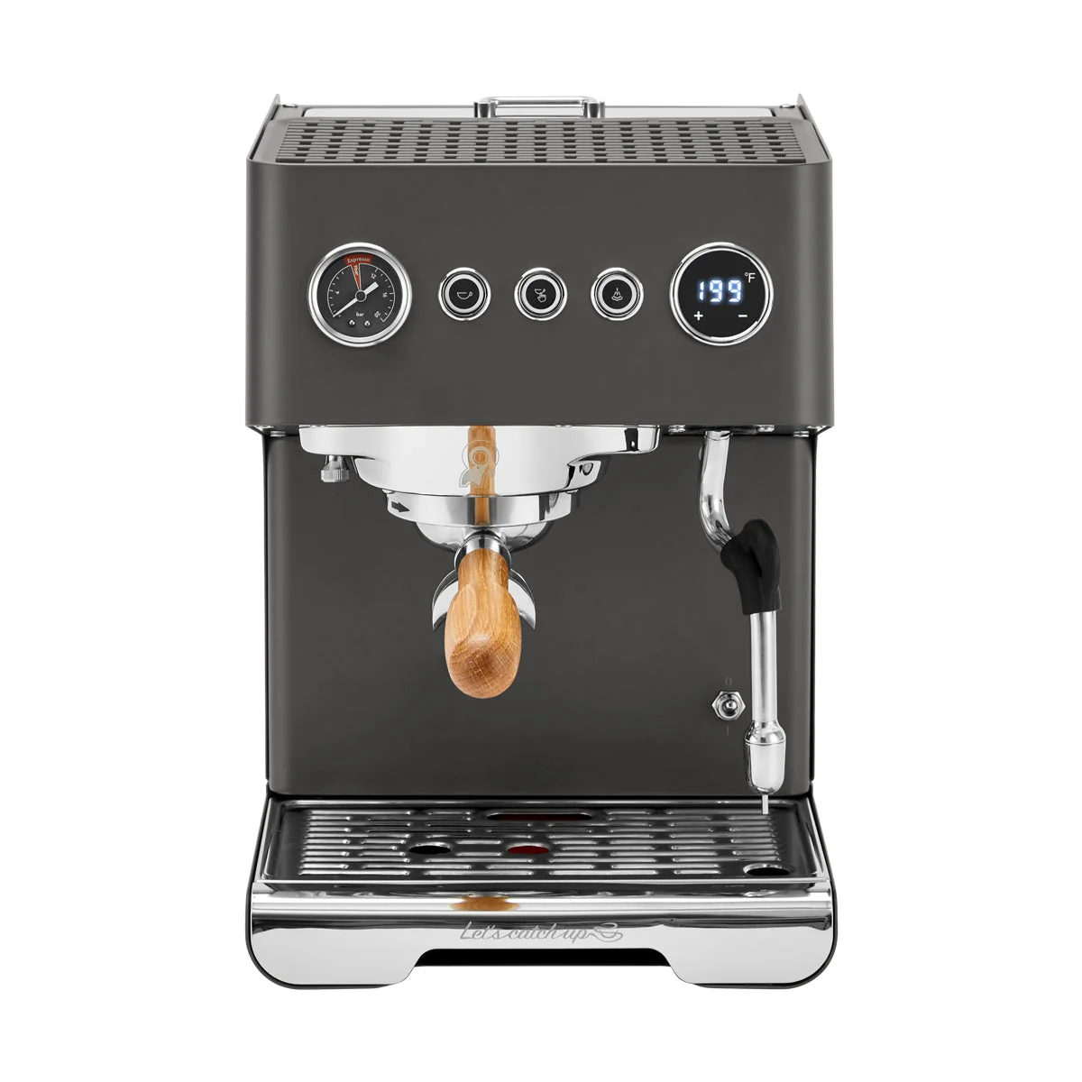 Pachet Home Barista Gemilai: Espressor Gemilai Ele G3028A - Rasnita Gemilai Molight G9010B - Rock Grey [3]