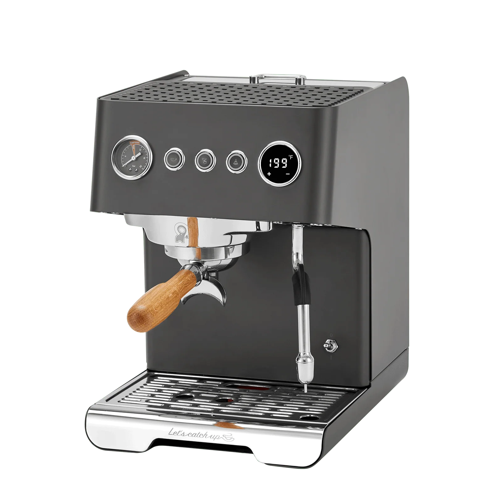 Pachet Home Barista Gemilai: Espressor Gemilai Ele G3028A - Rasnita Gemilai Molight G9010B - Rock Grey [4]