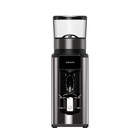 Rocket - Rocket Gravo – Rasnita Electrica cu cutite plate 63 mm, Grind by Weight, Espresso – Crom