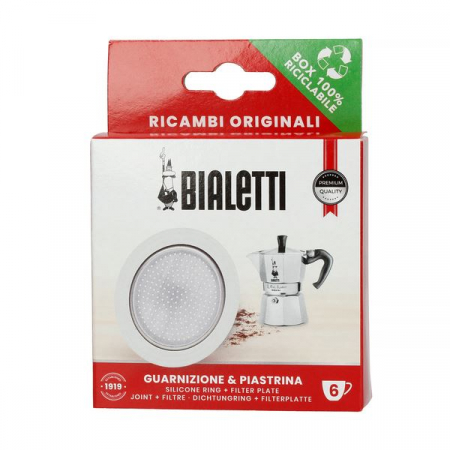 Accesorii Bialetti - Bialetti Set 1 garnitura + 1 sita Moka Pot Induction - 6 cupe