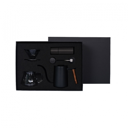 Rasnite Manuale - Set cadou C3 Pour over (Fish Youth) Negru Timemore