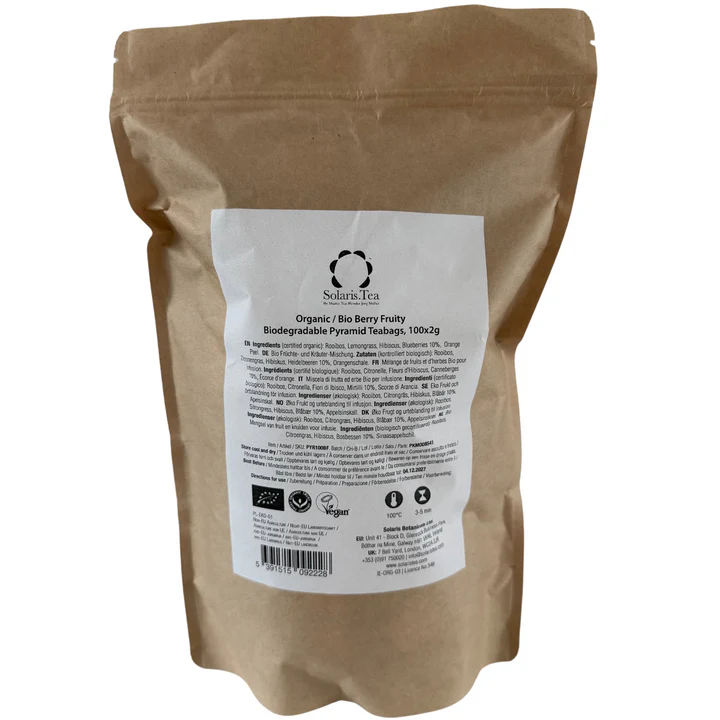 Solaris Ceai Organic Fructe de Padure 100 plicuri piramidale [1]