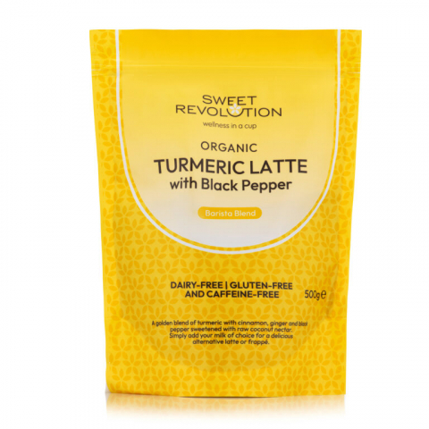 Sweet Revolution - Superfood Latte Turmeric cu Piper negru 500g