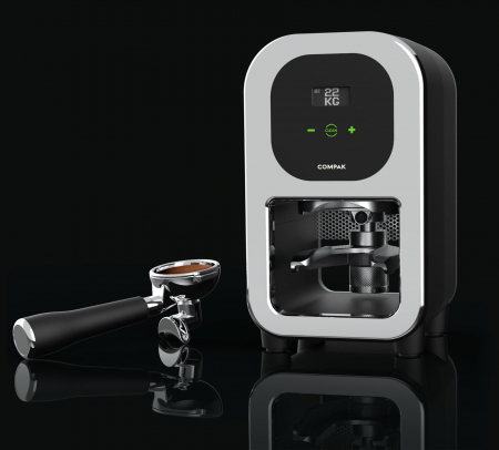 Compak Tamper Automat Cube Tamp - Negru & Argintiu [2]