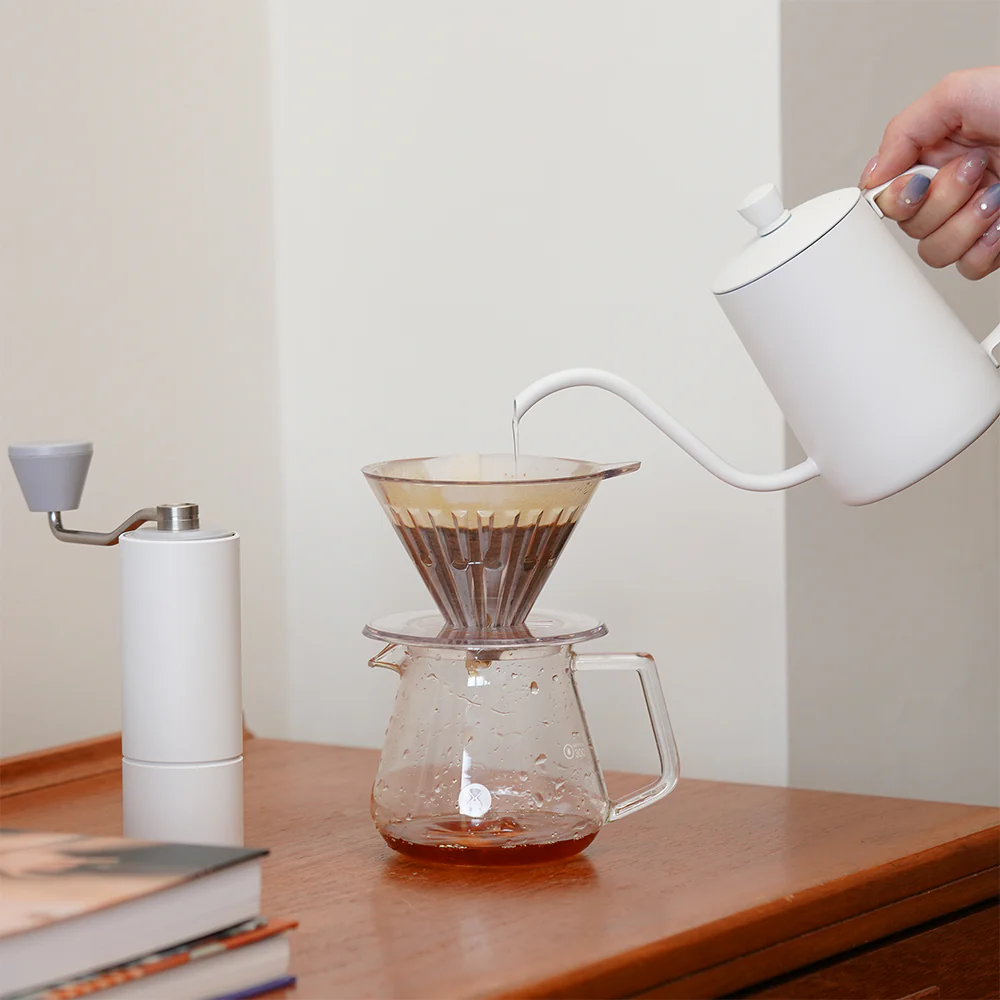 Timemore Brewer Set Crystal Eye cu Dripper Plastic PCTG 02 + Server 600ml - Transparent [2]